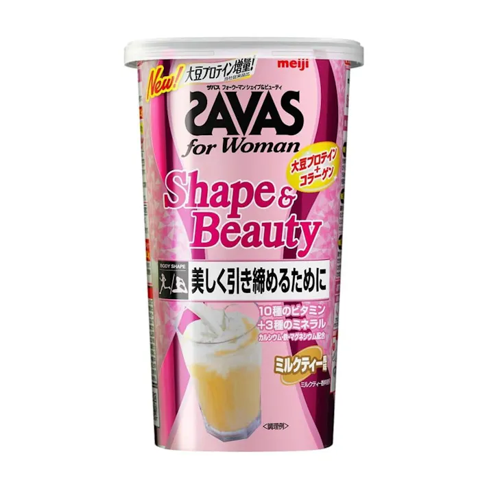 明治 ザバス for Woman シェイプ&ビューティ ミルクティー風味 12食分 252g