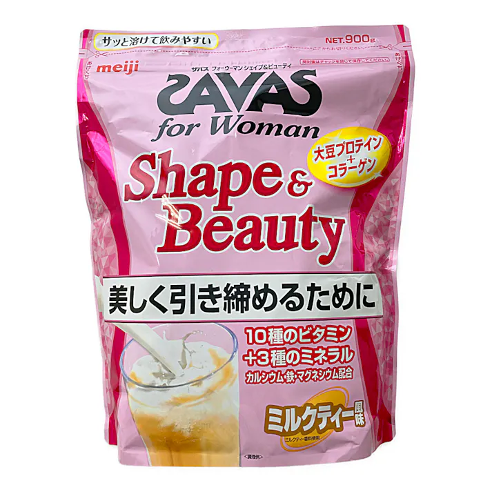 明治 ザバスシェイプ&ビューティミルクティー 900g