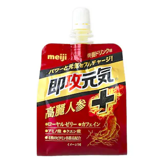 明治 即効元気ゼリー 高麗人参+栄養ドリンク味 180g