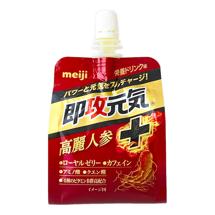 明治 即効元気ゼリー 高麗人参+栄養ドリンク味 180g
