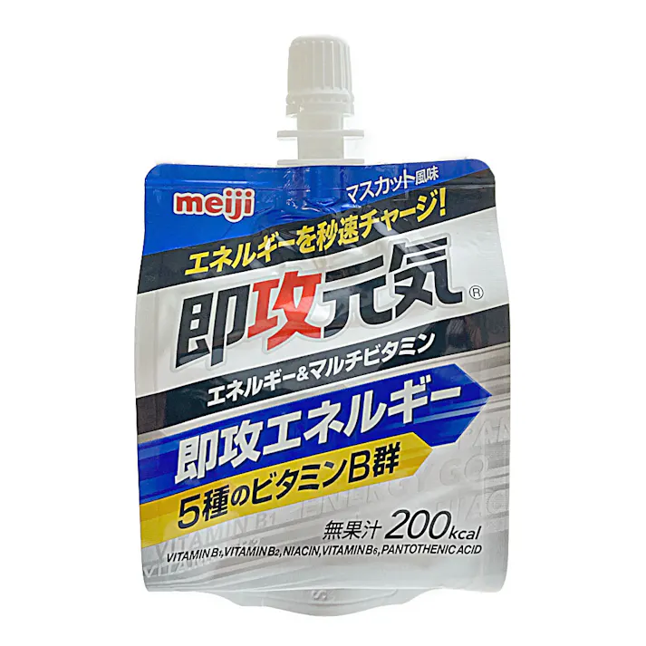 明治 即攻元気ゼリー エネルギー&マルチビタミン マスカット風味 180g