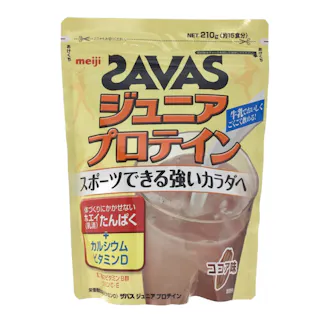 明治 ザバス ジュニアプロテイン ココア味 15食分 210g