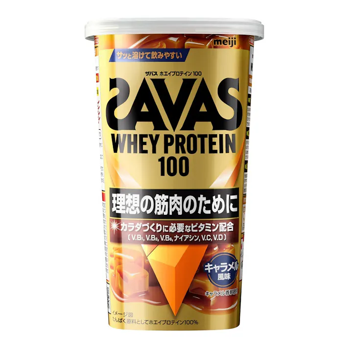 ザバス ホエイプロテイン100 キャラメル風味 280g