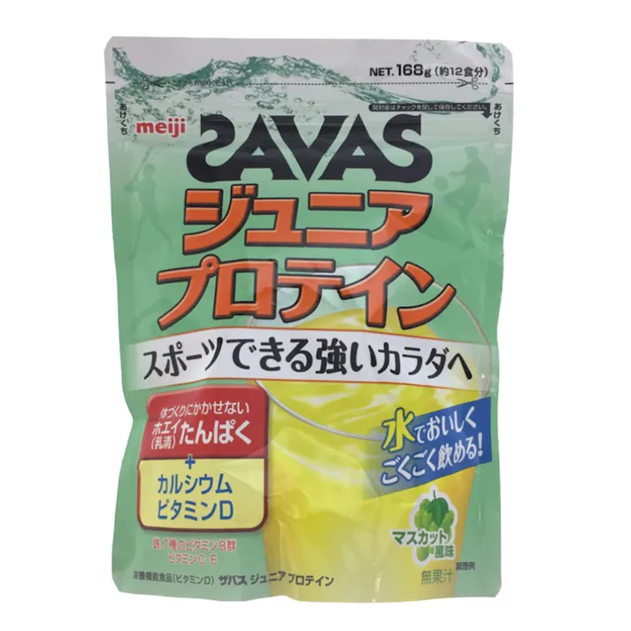 明治 ザバス ジュニアプロテイン マスカット風味 12食分 168g