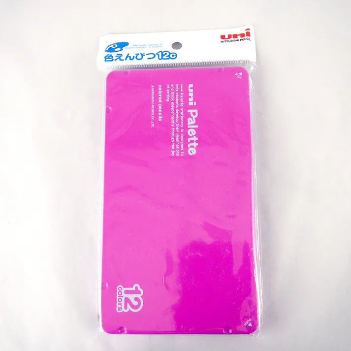 三菱 色鉛筆12色 880パレット ピンク