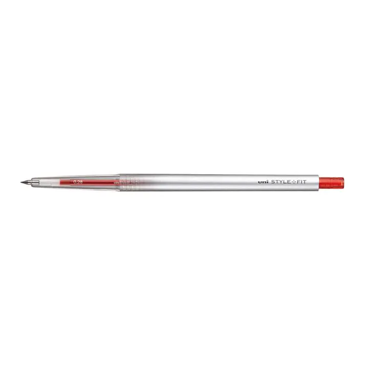 三菱鉛筆 スタイルフィット ゲルインクボールペン ノック式 リフィル入 0.28mm レッド
