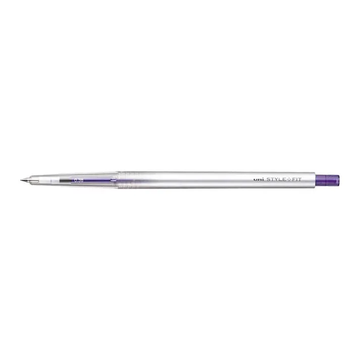 三菱鉛筆 スタイルフィット ゲルインクボールペン ノック式 リフィル入 0.38mm バイオレット