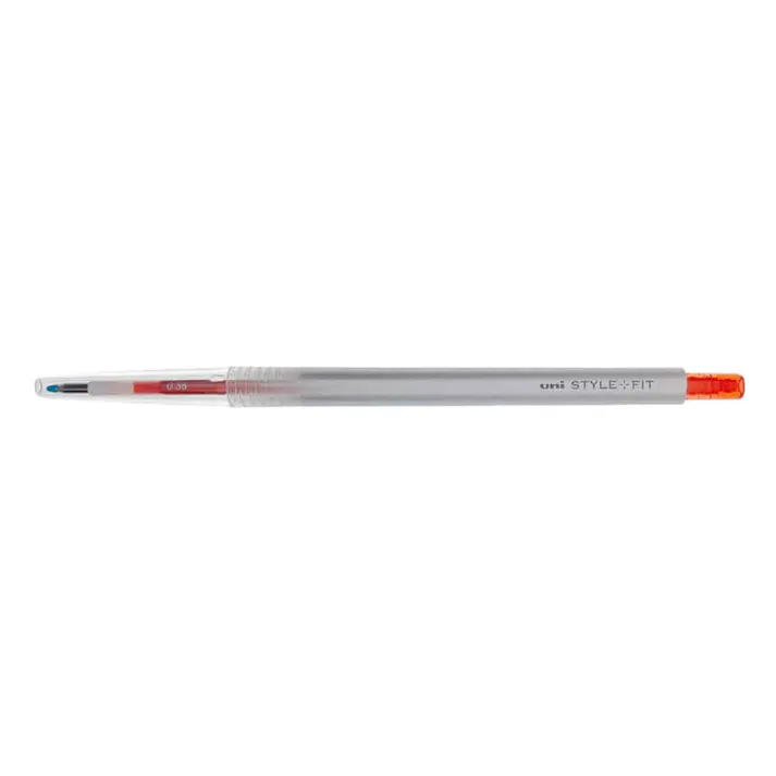 三菱鉛筆 スタイルフィット ゲルインクボールペン ノック式 リフィル入 0.38mm マンダリンオレンジ
