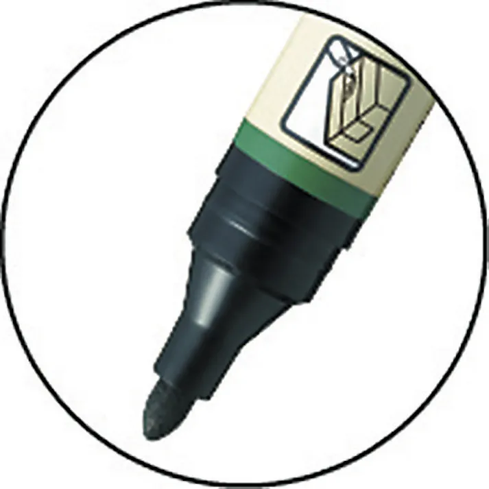 【CAINZ-DASH】三菱鉛筆 油性マーカー 中字 黒 パワフルブラック PTNMK24【別送品】