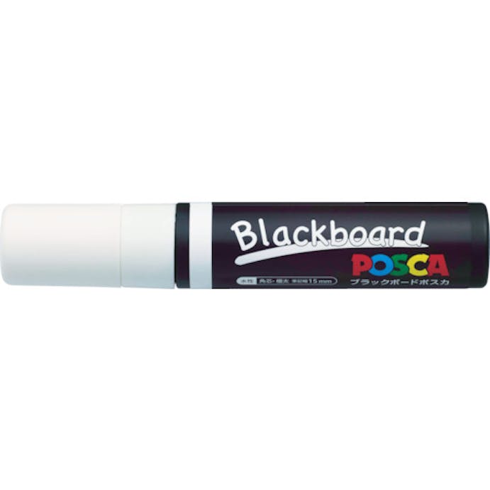 【CAINZ-DASH】三菱鉛筆 水性顔料マーカー　ブラックボードポスカ　極太　白 PCE50017K.1【別送品】