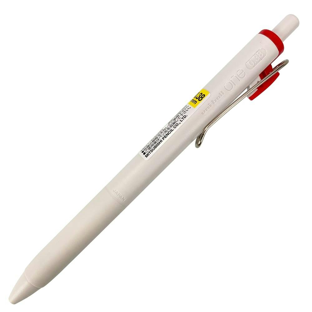 三菱 ユニボールONE 038 赤 単品 | 文房具・事務用品 通販