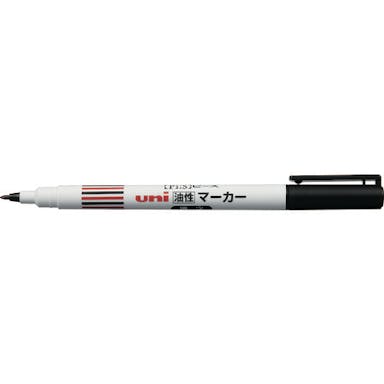 【CAINZ-DASH】三菱鉛筆 三菱鉛筆／ピースマーカー／細字丸芯／黒 A5E.24【別送品】