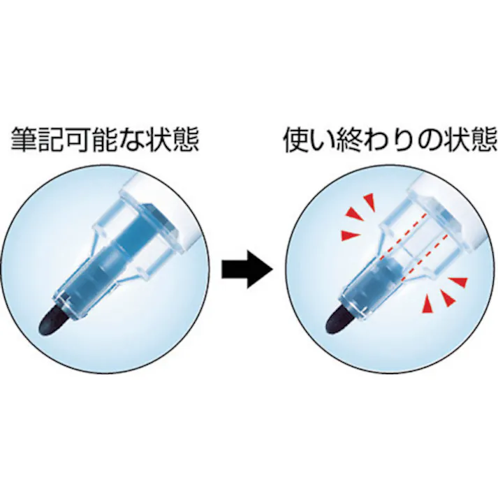 【CAINZ-DASH】三菱鉛筆 ボードマーカーPWB-200-7M 青 太字丸芯 PWB2007M.33【別送品】