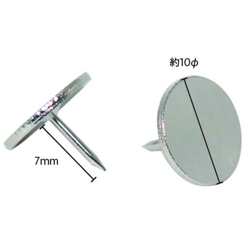 CAINZ-DASH】ミツヤ シルバー画鋲 40本 M10120 SNG-01