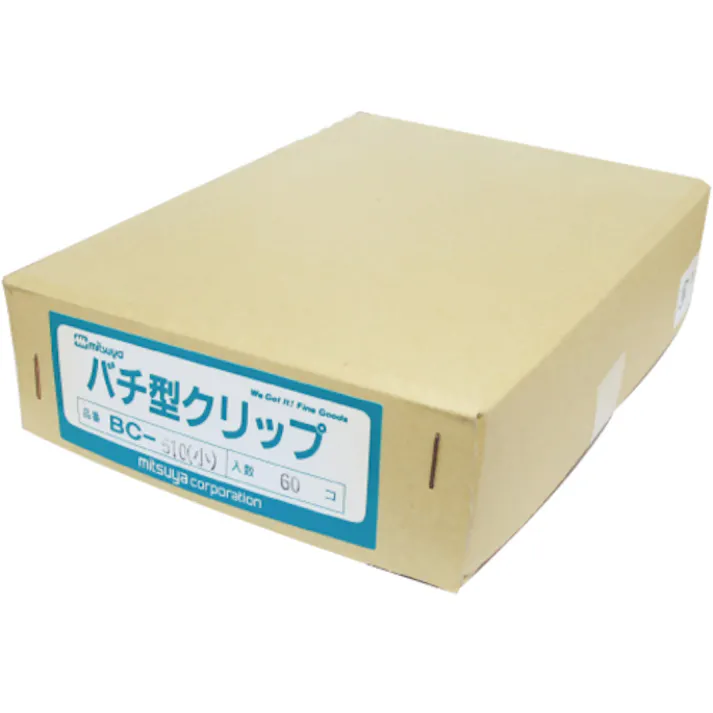 【CAINZ-DASH】ミツヤ バチ型クリップ小 60本入 M14010 BC-510【別送品】