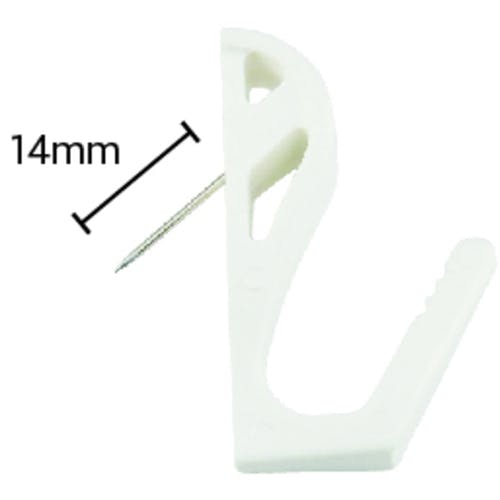 CAINZ-DASH】ミツヤ ピン差し式フック インテリアピンフック2kg 白