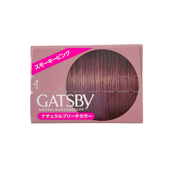 ギャツビー ブリーチカラー スモーキー ピンク