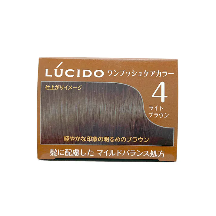 ルシード ワンプッシュケアカラー ライトブラウン