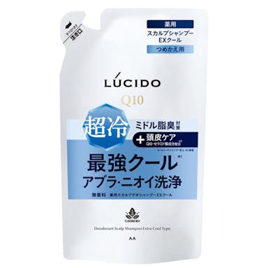 マンダム ルシード 薬用スカルプデオシャンプー EXクールタイプ 詰替 380ml