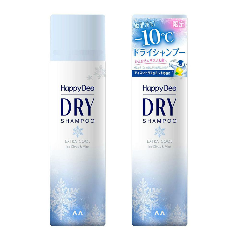 ハッピーデオ ドライシャンプー アイスシトラス&ミントの香り 制汗・脱毛剤・UV ハッピーデオ ドライシャンプー アイスシトラス&ミントの香り 制汗・脱毛剤・UV