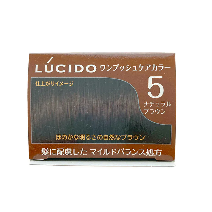 ルシード ワンプッシュケアカラー ナチュラルブラウン