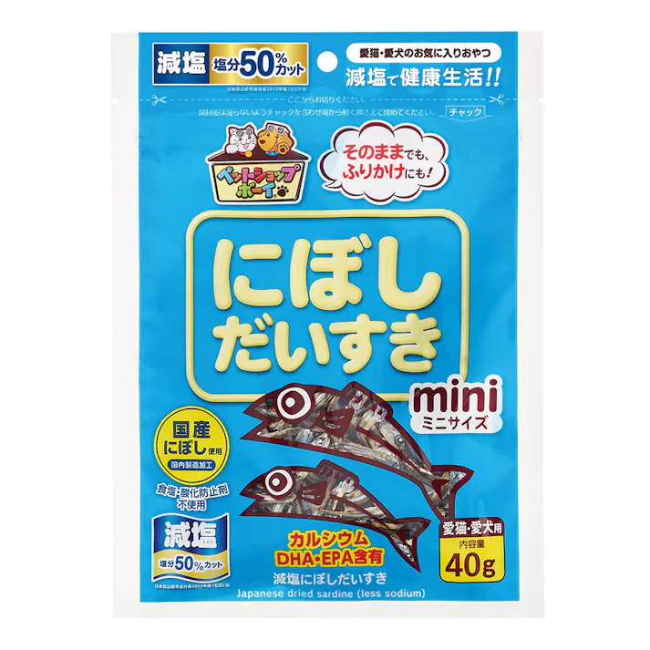 減塩 にぼしだいすき ミニサイズ 40g