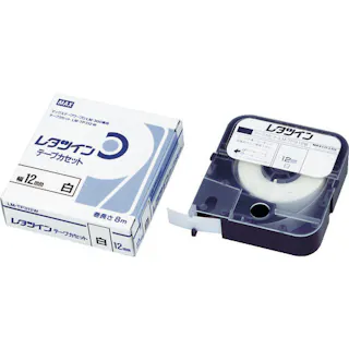 【CAINZ-DASH】マックス チューブマーカー レタツイン テープカセット5mm幅 白 LM-TP305W【別送品】