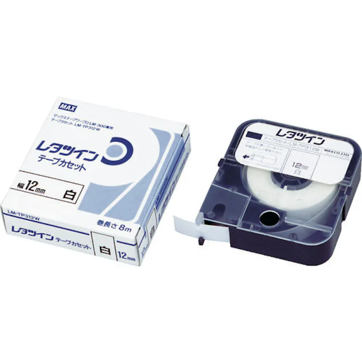 【CAINZ-DASH】マックス チューブマーカー レタツイン テープカセット5mm幅 白 LM-TP305W【別送品】