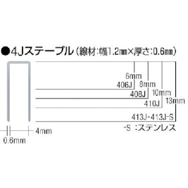【CAINZ-DASH】マックス ステープル　肩幅４ｍｍ　長さ８ｍｍ　５０００本入り 408J【別送品】