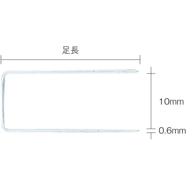 【CAINZ-DASH】マックス ステンレスステープル 肩幅10mm 長さ25mm 5000本入り 1025J-S【別送品】