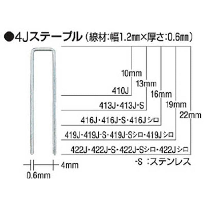 マックス MAX ステープル 白 幅4mm 長さ16mm 5000本入