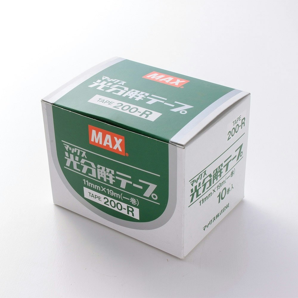 世界の人気ブランド 光分解テープ 一箱10巻 マックス200-R11mm×19m