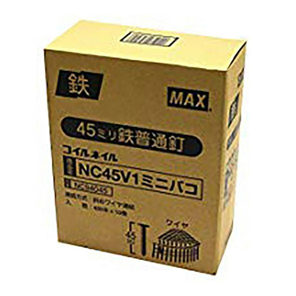 マックス MAX ワイヤ連結釘 NC45V1 ミニバコ 10巻入