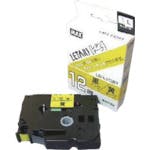 マックス ビーポップミニ用ラミネートテープ LM-L512BYS ケーブルマーキング用 黄×黒文字 12mm幅×8m巻 LM-L512BYS ラベルプリンタ用テープカートリッジ マックス ビーポップミニ用ラミネートテープ LM-L512BYS ケーブルマーキング用 黄×黒文字 12mm幅×8m巻 LM-L512BYS ラベルプリンタ用テープカートリッジ