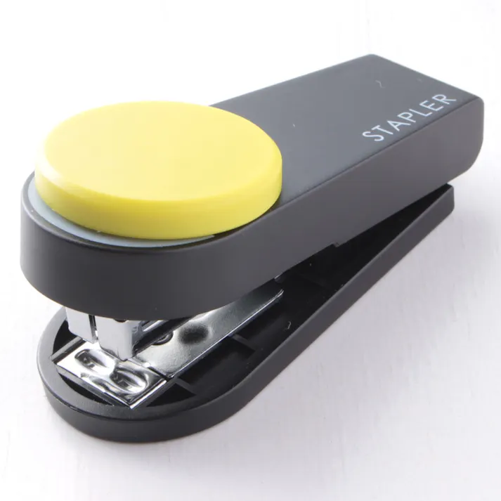 マックス 携帯用ホッチキス ギミック 黄緑 HD-10XS/LG
