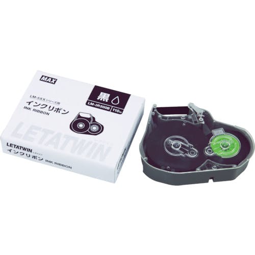 マックス チューブマーカー レタツイン 専用インクリボンカセット LM-IR500BP 電線用ラベルプリンタ用オプション マックス チューブマーカー レタツイン 専用インクリボンカセット LM-IR500BP 電線用ラベルプリンタ用オプション