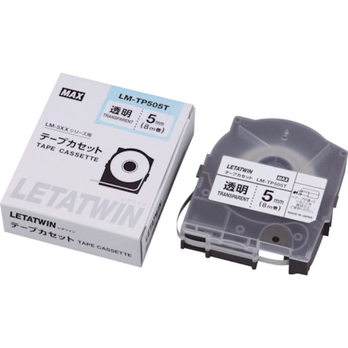 【CAINZ-DASH】マックス チューブマーカー　レタツイン　専用テープカセット LM-TP505Y【別送品】