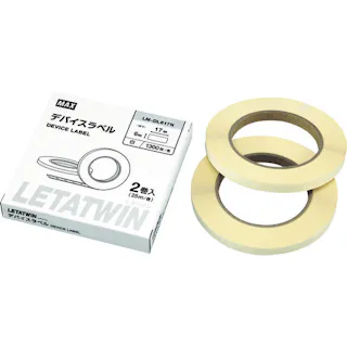 【CAINZ-DASH】マックス チューブマーカー レタツイン LM-550W用 デバイスラベル(2個入) LM-DL617N【別送品】