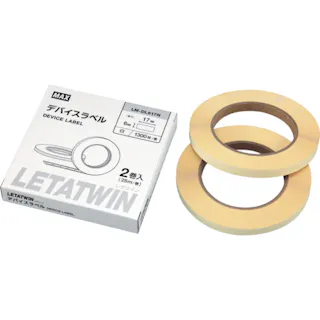 【CAINZ-DASH】マックス チューブマーカー レタツイン LM-550W用 デバイスラベル(2個入) LM-DL623N【別送品】