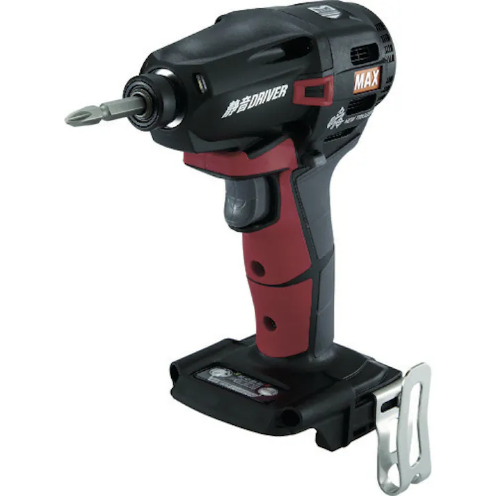 【CAINZ-DASH】マックス 18V充電静音ドライバ本体のみ(アカ) PJ-SD102【別送品】