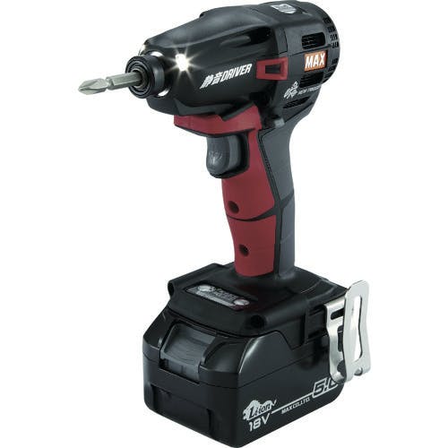 マックス 18V充電静音ドライバセット(アカ)5.0Ah PJ-SD102-B2C/1850A 充電インパクトドライバー マックス 18V充電静音ドライバセット(アカ)5.0Ah PJ-SD102-B2C/1850A 充電インパクトドライバー