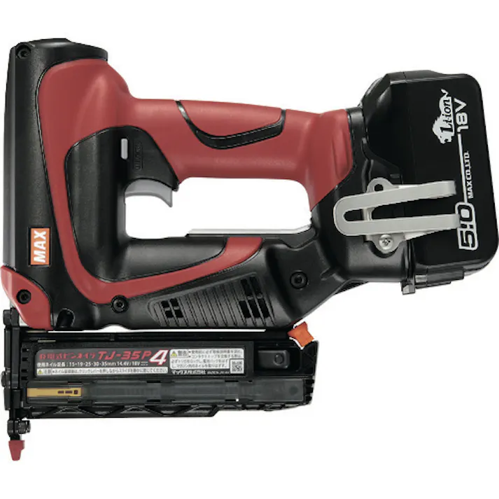 【CAINZ-DASH】マックス 充電ピンネイラセット(5.0AH) TJ-35P4-BC/1850A【別送品】