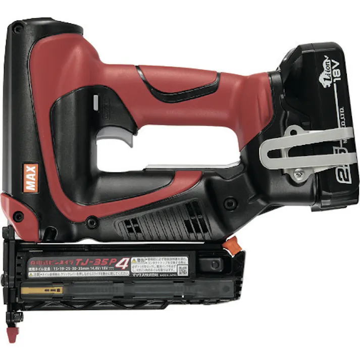 【CAINZ-DASH】マックス 充電ピンネイラセット(2.5AH) TJ-35P4-BC/1825A【別送品】