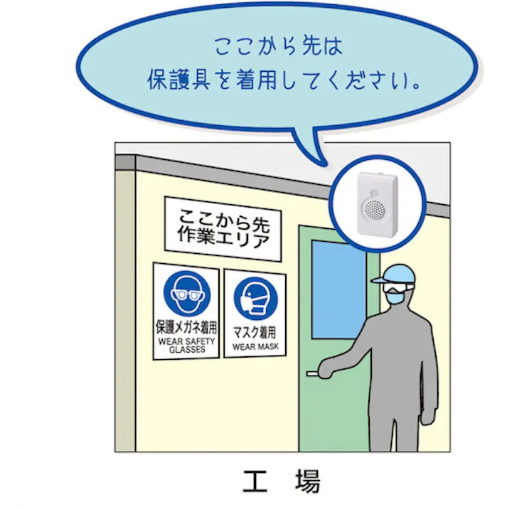 【CAINZ-DASH】マックス センサー付音声案内機 SG-SV20M SGSV20M【別送品】