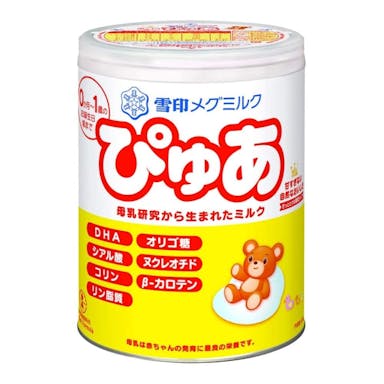 雪印 メグミルク ぴゅあ 大缶 820g