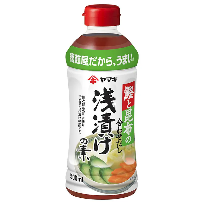 ヤマキ 浅漬けの素 鰹と昆布 500ml