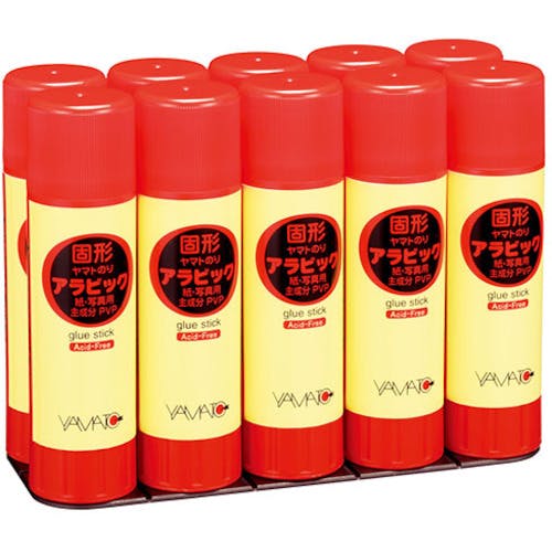 CAINZ-DASH】ヤマト スティックのり 固形アラビック10gお徳用パック