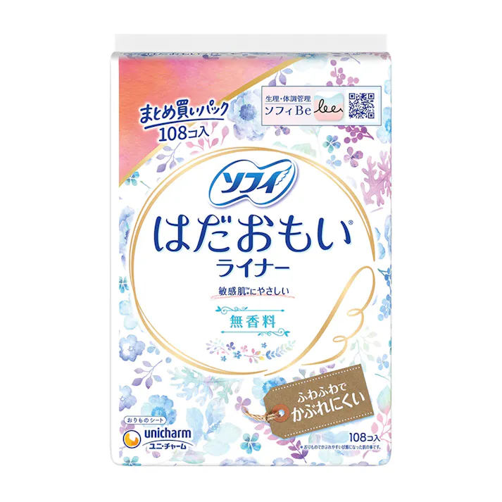 ソフィ はだおもいライナー 敏感肌にやさしい 無香料 108個入
