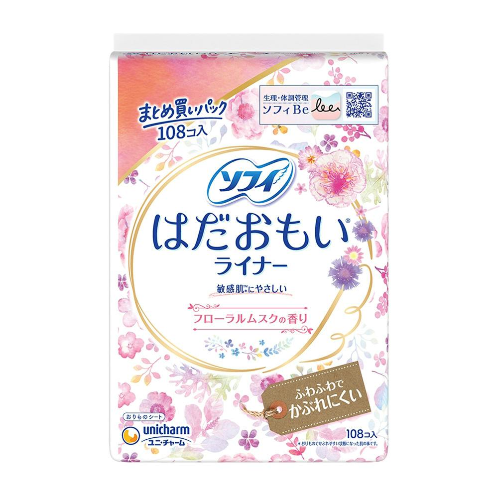 ソフィ はだおもいライナー 敏感肌にやさしい フローラルムスクの香り 108コ入