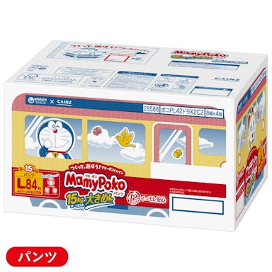 【ケース販売】ユニ・チャーム マミーポコパンツ ドラえもん Lサイズ(9～15kg) 42枚×2袋【別送品】